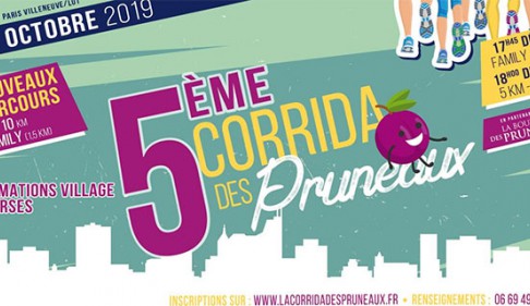 Corrida des Pruneaux - Samedi 19 octobre Corrida des Pruneaux - Samedi 19 octobre